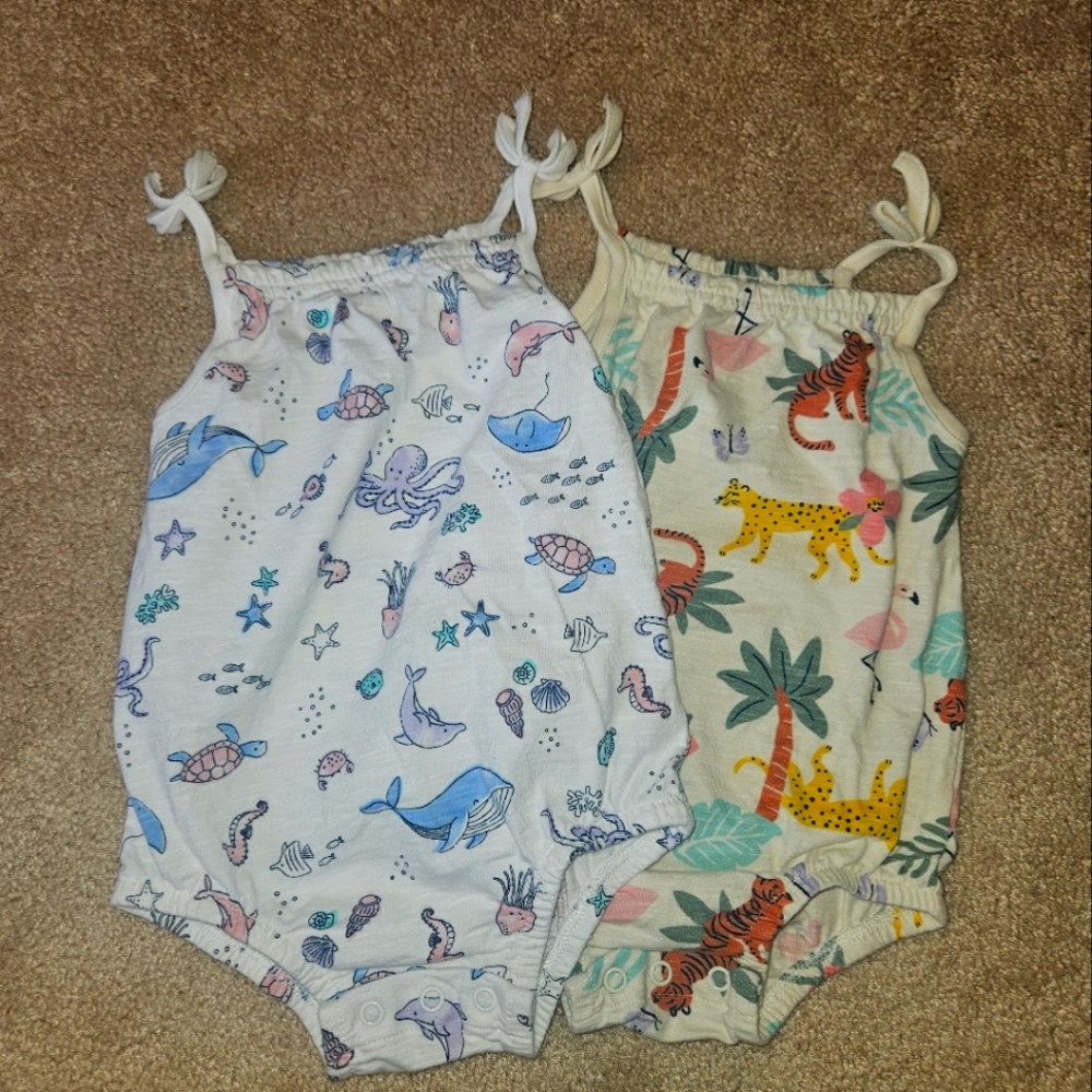 Set of Toddler Girls Summer Jumpers